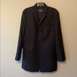 Like new/unworn Express men’s overcoat. Medium